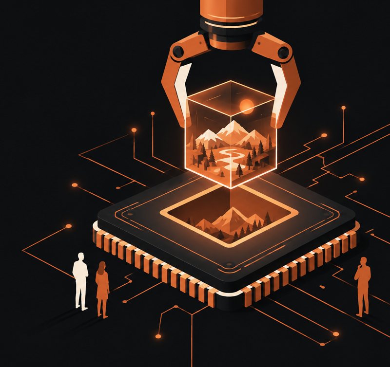 Иллюстрация к материалу: AMD покупает стартап моделей ИИ-миров World Labs за 8,2 млрд долларов