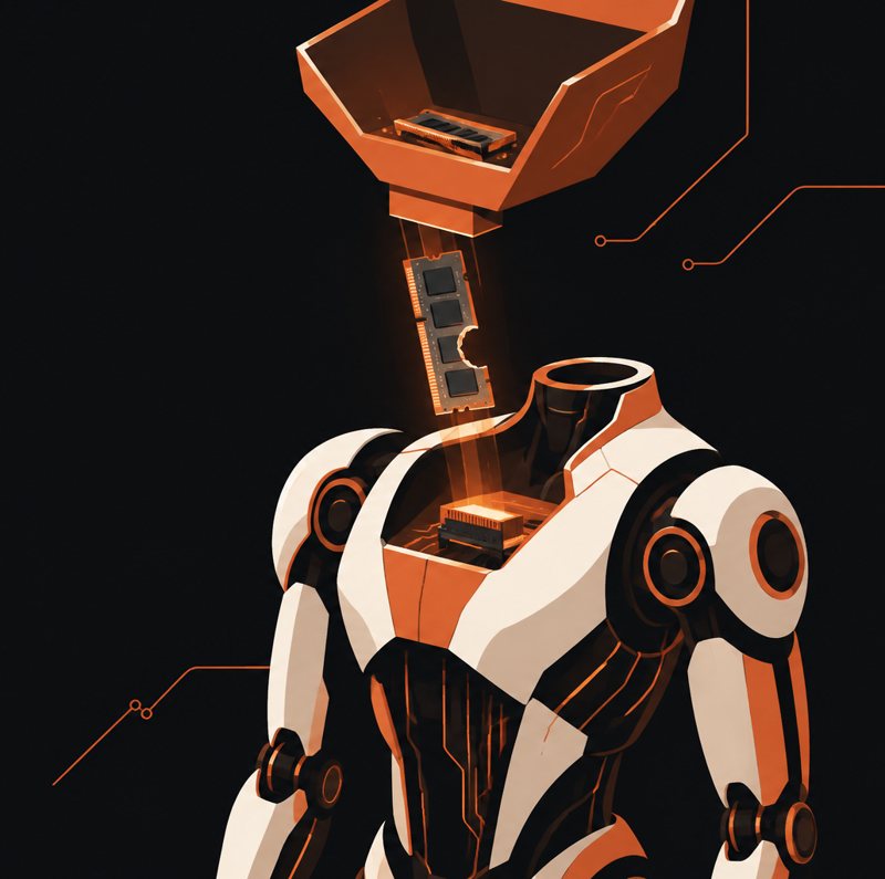 Иллюстрация к материалу: Маск: ради массового производства роботов Optimus Tesla вдвое урезает память в чипе AI5