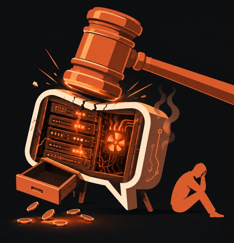 Иллюстрация к материалу: Поставщик чат-ботов обанкротился: Character.AI не выдержал исков, надзора и высоких затрат