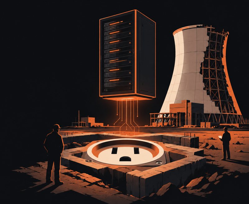 Иллюстрация к материалу: Энергосеть Preussenelektra: старые АЭС могут стать дата-центрами для ИИ
