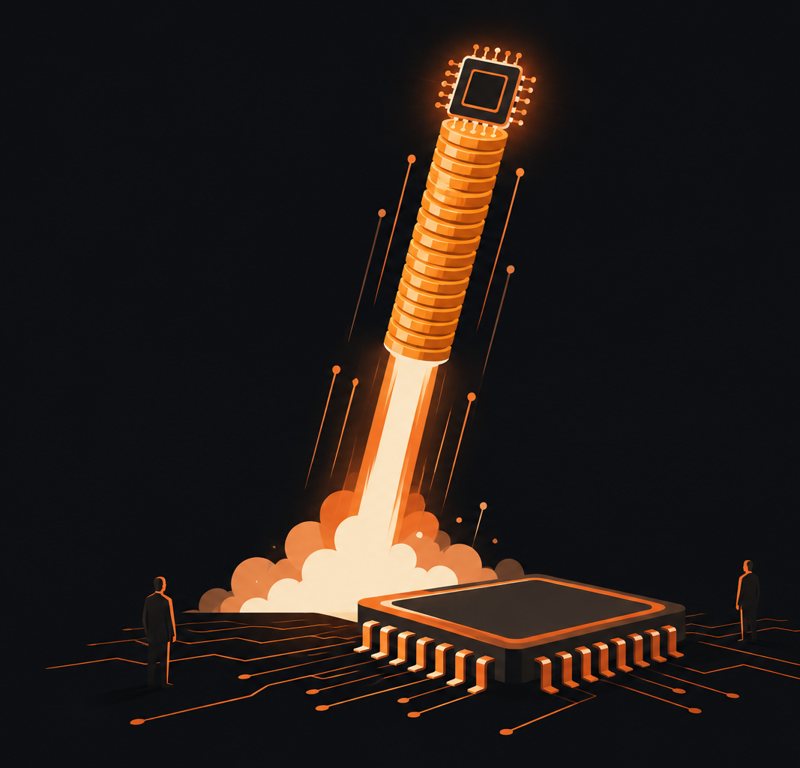 Иллюстрация к материалу: IPO: китайский конкурент Nvidia Enflame вырос на 179% при дебюте на бирже Шанхая